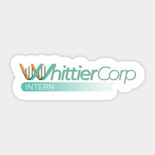 Whittier Corp Intern Uniform Sticker